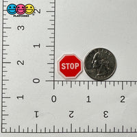 Stop Sign Dollhouse Flatback Cabochons Decoden Charm 10 Pcs Playcode3 Llc