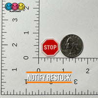 Stop Sign Dollhouse Flatback Cabochons Decoden Charm 10 Pcs Playcode3 Llc