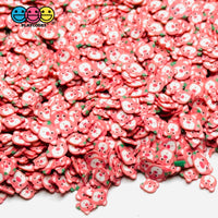 Strawberry Bear Cartoon 5Mm Fake Clay Sprinkles Decoden Fimo Jimmies 10 Grams Sprinkle