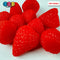 Strawberry Fake Food 3D Flat Bottom Small Large Plastic Resin Prop 5 Pcs