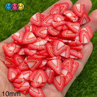 Strawberry Large Fimo Slices Polymer Clay Strawberries Fake Sprinkles 20/10Mm Sprinkle