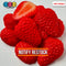 Strawberry Slices Realistic Imitation Fake Food Life Like Plastic Strawberries Resin 10 Pcs