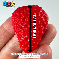Strawberry Slices Realistic Imitation Fake Food Life Like Plastic Strawberries Resin 10 Pcs