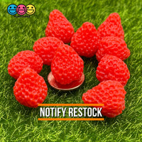 10Pcs Strawberry Mini 3D Resin Charm Strawberries Charms Fake Food Fruit Cabochons Decoden Playcode3