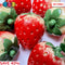 Strawberry Whole Strawberries Mini 3D Charms Fake Fruit Cabochons Decoden 10 Pcs Charm