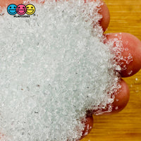 Fake Sugar Or Salt Powered (Confectioners) Granulated Crystal And Coarse Faux Food Glass Glitter