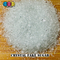 Fake Sugar Or Salt Powered (Confectioners) Granulated Crystal And Coarse Faux Food Glass Glitter