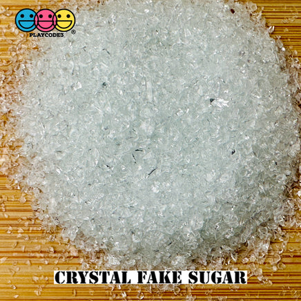 Fake Sugar Or Salt Powered (Confectioners) Granulated Crystal And Coarse Faux Food Glass Glitter