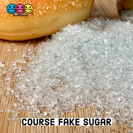 Fake Sugar Or Salt Granulated Fine And Coarse Faux Food Glass Glitter Sprinkles Not Edible 20 Grams
