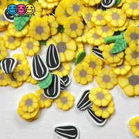 Sunflower Seed Harvest Fimo Flower Mix Fake Sprinkles Confetti Funfetti Sprinkle
