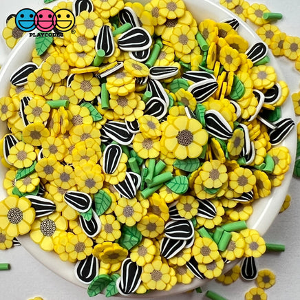 Sunflower Seed Harvest Fimo Flower Mix Fake Sprinkles Confetti Funfetti Sprinkle