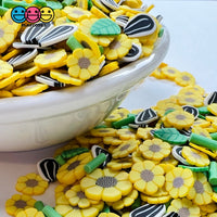 Sunflower Seed Harvest Fimo Flower Mix Fake Sprinkles Confetti Funfetti Sprinkle