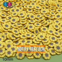 Sunflowers Fimo Slices Sunflower Fake Clay Sprinkles Decoden Jimmies 20 Grams / 10 Mm Sprinkle