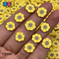 Sunflowers Fimo Slices Sunflower Fake Clay Sprinkles Decoden Jimmies Sprinkle