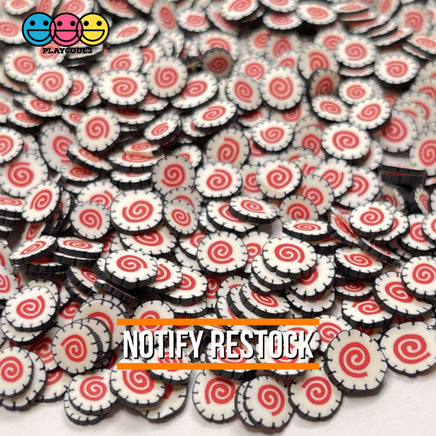 Sushi Roll Fimo Slices Fake Food Clay Sprinkles Decoden Jimmies Funfetti 20 Grams Sprinkle