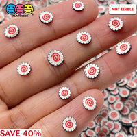 Sushi Roll Fimo Slices Fake Food Clay Sprinkles Decoden Jimmies Funfetti Sprinkle