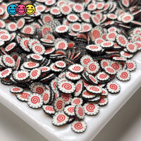 Sushi Roll Fimo Slices Fake Food Clay Sprinkles Decoden Jimmies Funfetti Sprinkle