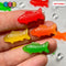 Swedish Fish Gummy Fake Charm Flatback Hard Resin Plastic Gummies Cabochons 12 Pcs
