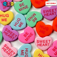 Sweet Tart Fake Candy Charm Valentines Day Charms Cabochons 7 Colors 21 Pcs