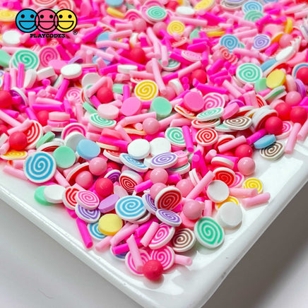 Sweet Tooth Candy Swirl Mix Fake Clay Sprinkles Confetti Decoden Jimmies Funfetti Sprinkle