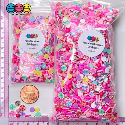 Sweet Tooth Candy Swirl Mix Fake Clay Sprinkles Confetti Decoden Jimmies Funfetti Sprinkle