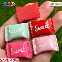 20Pcs Sweet Wrapped Candy Charms Fake Polymer Clay Candies Decoden 4 Choices Playcode3 Charm