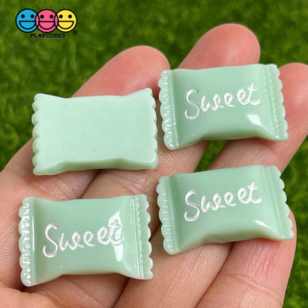 20Pcs Sweet Wrapped Candy Charms Fake Polymer Clay Candies Decoden 4 Choices Playcode3 Charm