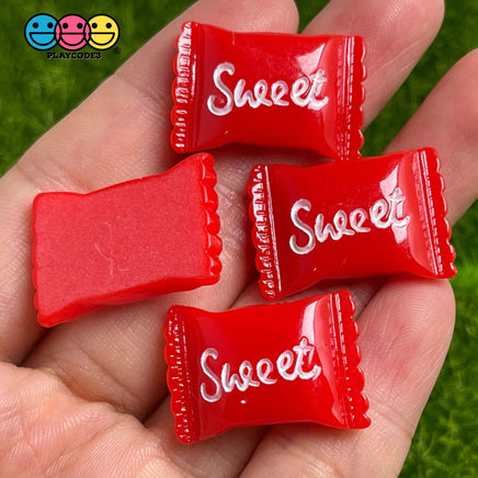 20Pcs Sweet Wrapped Candy Charms Fake Polymer Clay Candies Decoden 4 Choices Playcode3 Charm