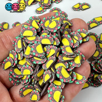Taco Fimo Slices 10Mm Fake Clay Sprinkles Tacos Decoden Jimmies Funfetti Playcode3 Llc Sprinkle