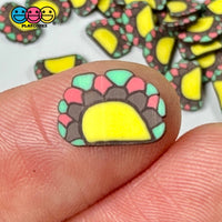 Taco Fimo Slices 10Mm Fake Clay Sprinkles Tacos Decoden Jimmies Funfetti Playcode3 Llc Sprinkle
