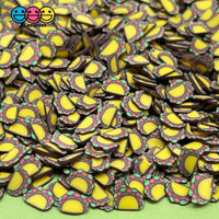 Taco Fimo Slices Fake Clay Sprinkles Tacos Decoden Jimmies Funfetti 20 Grams Sprinkle