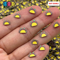 Taco Fimo Slices Fake Clay Sprinkles Tacos Decoden Jimmies Funfetti Sprinkle