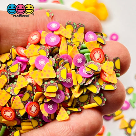 Taco Salad Mix Fake Sprinkles Faux Fimo Cheese Tacos Tomatoes Confetti Funfetti Sprinkle