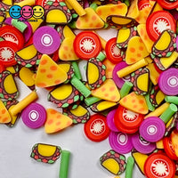Taco Salad Mix Fake Sprinkles Faux Fimo Cheese Tacos Tomatoes Confetti Funfetti Sprinkle