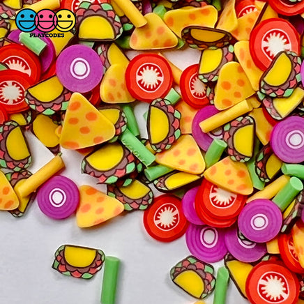 Taco Salad Mix Fake Sprinkles Faux Fimo Cheese Tacos Tomatoes Confetti Funfetti Sprinkle