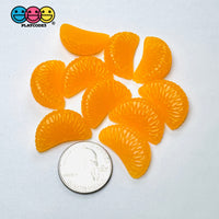 Tangerine Oranges Fake Fruit Food Flatback Charms (10 pcs) Charm
