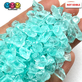 Teal Silica Acrylic Sand 100 Grams Slime Filler Fake Lava Rock Candy Sprinkle