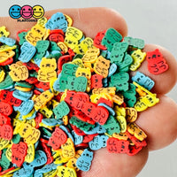 Teddy Gummy Bear Multi Color Mix Fimo Slices Fake Clay Sprinkles Decoden Jimmies Funfetti 20 Grams /