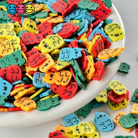 Teddy Gummy Bear Multi Color Mix Fimo Slices Fake Clay Sprinkles Decoden Jimmies Funfetti Sprinkle
