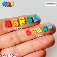 Teddy Gummy Bear Multi Color Mix Fimo Slices Fake Clay Sprinkles Decoden Jimmies Funfetti Sprinkle