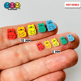 Teddy Gummy Bear Multi Color Mix Fimo Slices Fake Clay Sprinkles Decoden Jimmies Funfetti Sprinkle