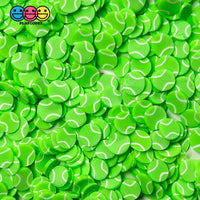 Tennis Balls Green Sports Game Ball Theme Fimo Slices Fake Polymer Clay Sprinkles Decoden Jimmies