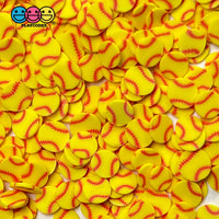 Tennis Balls Yellow Sports Game Ball Theme Fimo Slices Fake Polymer Clay Sprinkles Decoden Jimmies