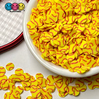 Tennis Balls Yellow Sports Game Ball Theme Fimo Slices Fake Polymer Clay Sprinkles Decoden Jimmies