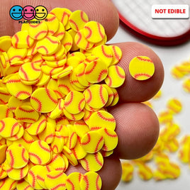 Tennis Balls Yellow Sports Game Ball Theme Fimo Slices Fake Polymer Clay Sprinkles Decoden Jimmies