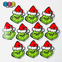 The Christmas Character Holiday Planar Flatback Cabochon Planars Head(10Pcs)