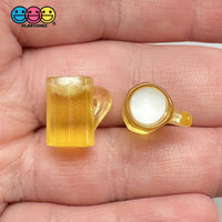 Fake Miniature Tiny Beer Mug With Handle Jewelry Cabochons Decoden Charm 10 Pcs Playcode3 Llc