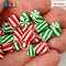 Tiny Christmas Fake Candy Cane Red Green Clay Cabochons Decoden Charm 10 Pcs Playcode3 Llc