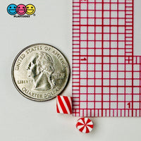 Tiny Christmas Fake Candy Cane Red Green Clay Cabochons Decoden Charm 10 Pcs Playcode3 Llc