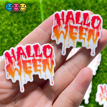 Trick Or Treat Bag Bloody Halloween Word Theme Planar Decoden Planars 10Pcs